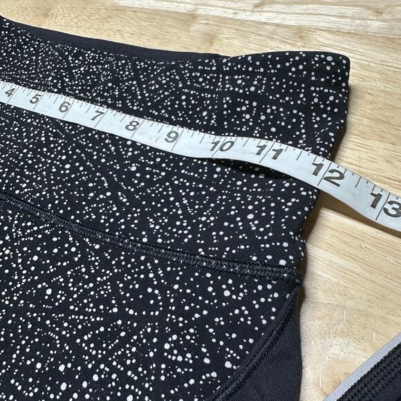 Lululemon Wunder Under Hi-Rise 7/8 Tight 25" Night View White Black Size 4 EUC - Picture 7 of 9